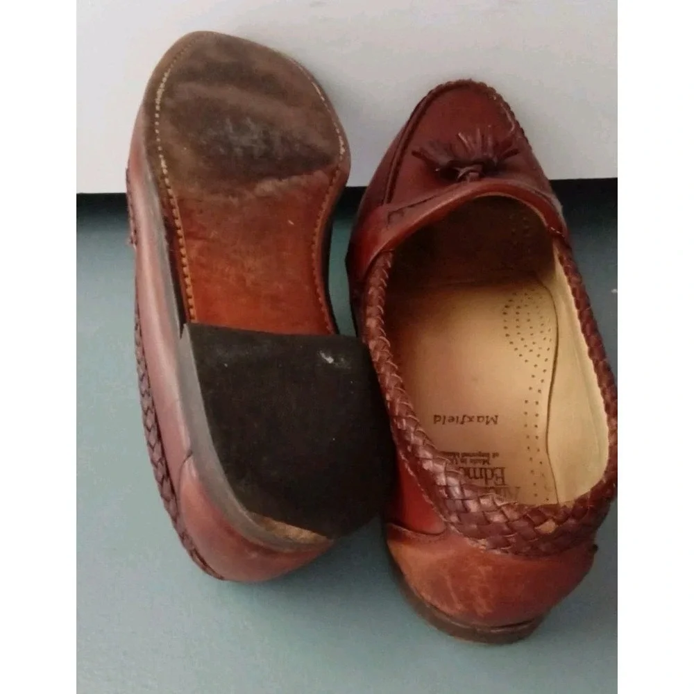 Allen Edmonds Maxfield Tassel Loafers Leather‎ Dress Shoes Brown Size 10